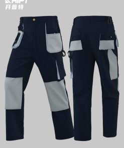 Men's Work Pants with Multi-Pockets for Construction Site - Model: 819345451468