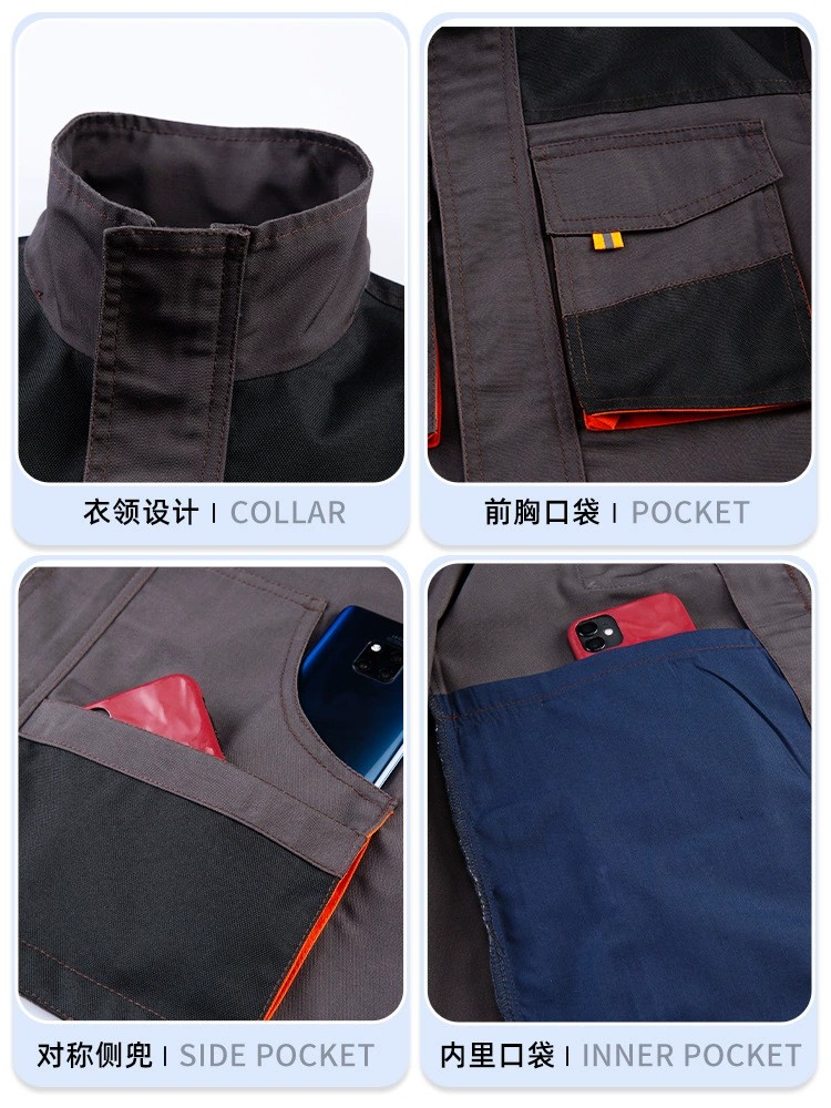 Durable Workwear Jacket for Construction with Large Pockets - Model: 755464984559 - 图片 3
