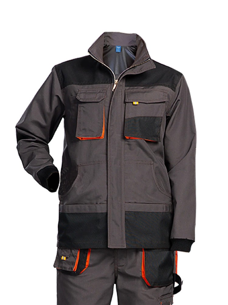 Durable Workwear Jacket for Construction with Large Pockets - Model: 755464984559 - 图片 5