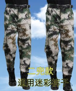 Alternative view of Camouflage Pants for Military Training with Durable Ripstop Fabric - Model: 974154588369