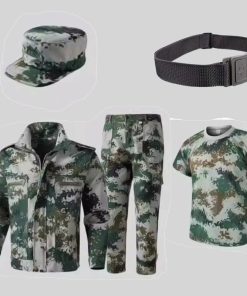 Alternative view of Men's Military Training Uniform Set for College Students and Work - Model: 1071708680871