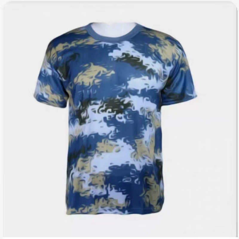 Camouflage T-Shirt and Shorts Set for Summer Military Training - Model: 1069588330213 - 图片 9