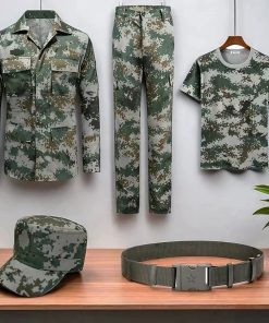 Summer Military Training Uniform for College Students with Breathable Camouflage - Model: 1072073470649