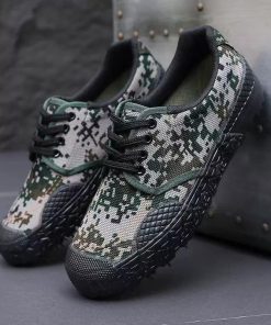 Alternative view of Tactical Hiking Boots for Men with Camouflage for Outdoor Training - Model: 1063830111613