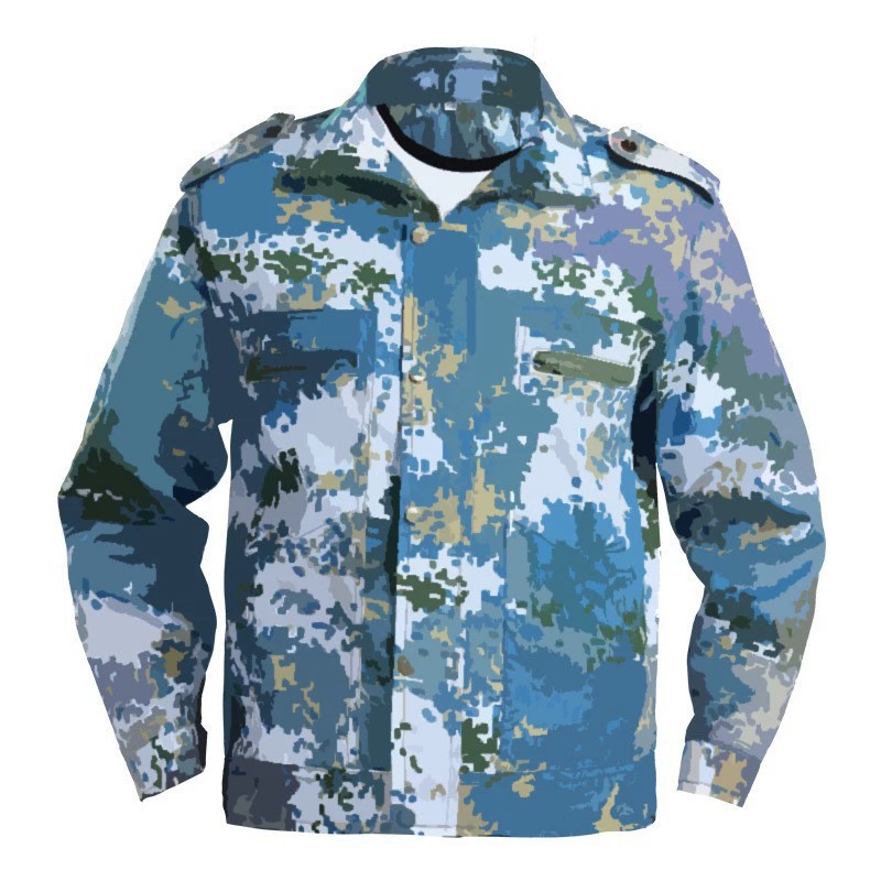 Men's Military Training Uniform Set for Spring Summer, Labor Protection - Model: 1071694056610 - 图片 5