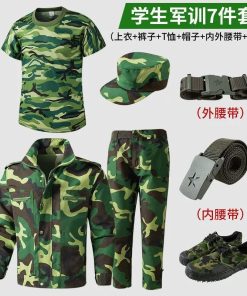 Summer Military Training Uniform for Students with Breathable Fabric - Model: 1067020966182