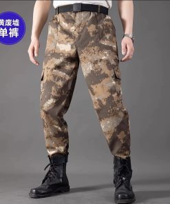 Camouflage Work Pants for Men with Large Cargo Pockets for Labor & Outdoor - Model: 1018112286475