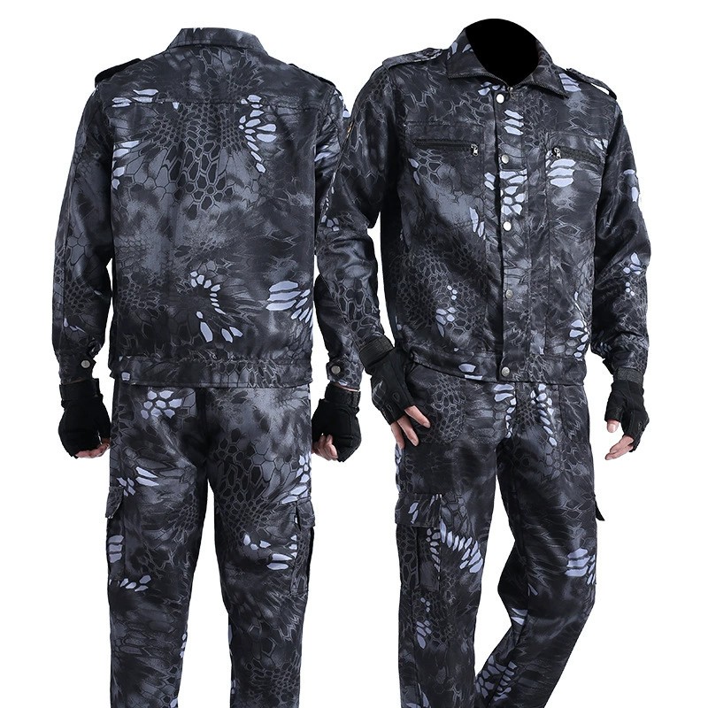 Men's Camouflage Work Suit for Construction Site Auto Repair - Model: 778758652544 - 图片 3