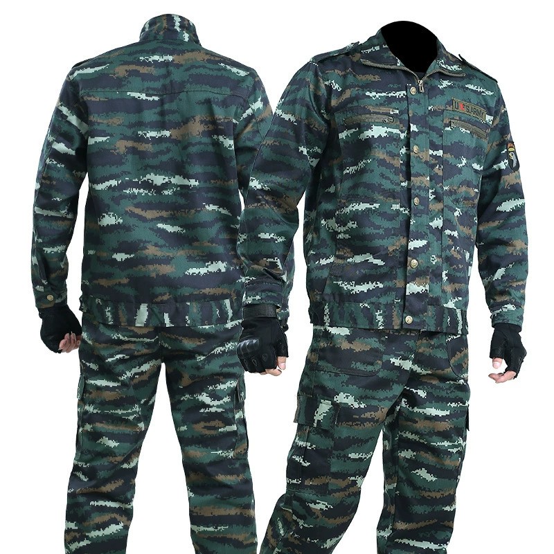Men's Camouflage Work Suit for Construction Site Auto Repair - Model: 778758652544 - 图片 4