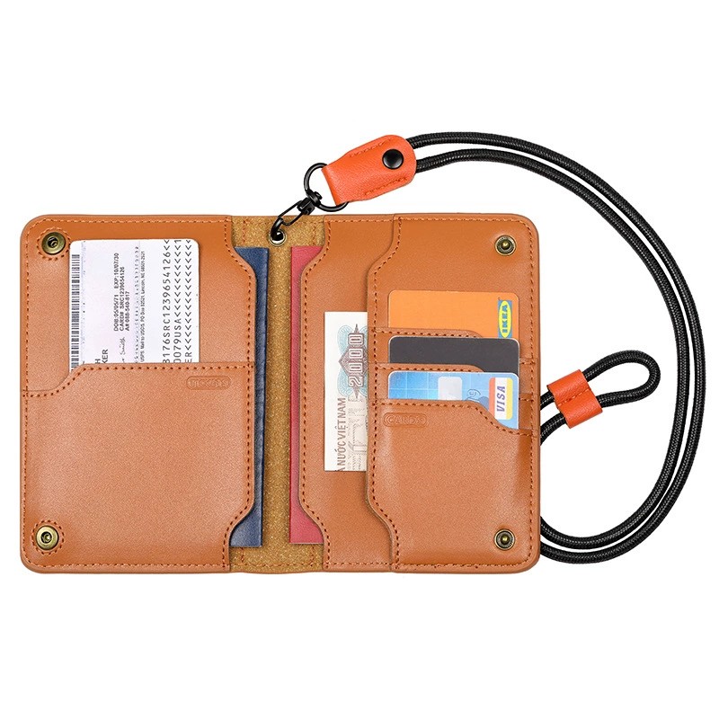Passport Holder for Travel Abroad and Business Trips with Organizer - Model: 813654989313 - 图片 9