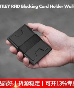 Minimalist Men's Card Case with Elastic Band for Secure Card Storage - Model: 796475333345