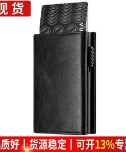 Metal Card Holder for Men with RFID Protection - Model: 855637836962