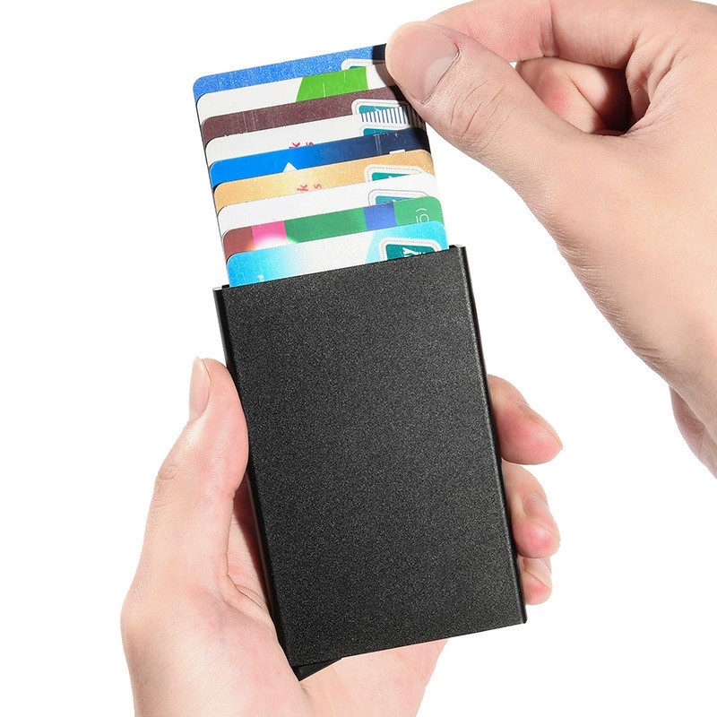 Anti-Theft Card Sleeve for Men Women with RFID Blocking - Model: 629039619403 - 图片 4