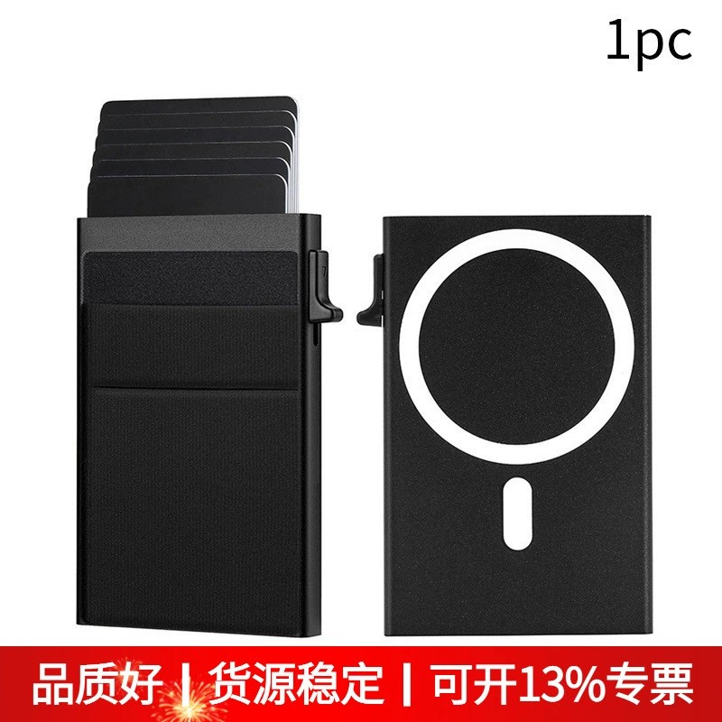 Business Card Case with Anti-theft Auto Pop-up for Professionals - Model: 987882339232