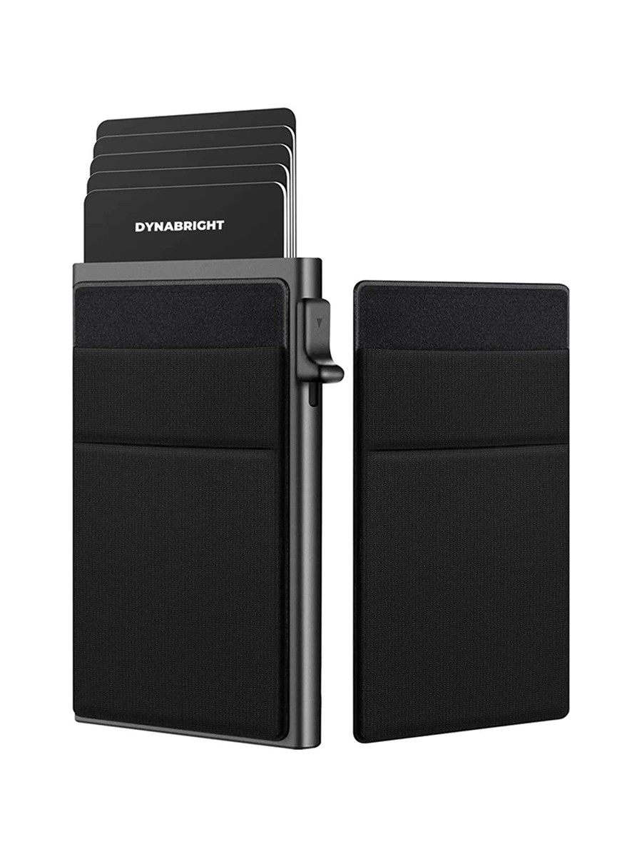 Metal Card Holder for Credit Cards with Back Sticker - Model: 725153898191
