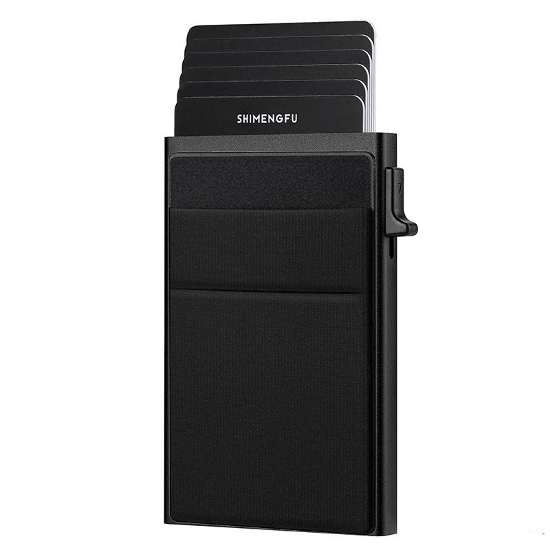 Metal Card Holder for Credit Cards with Back Sticker - Model: 725153898191 - 图片 2