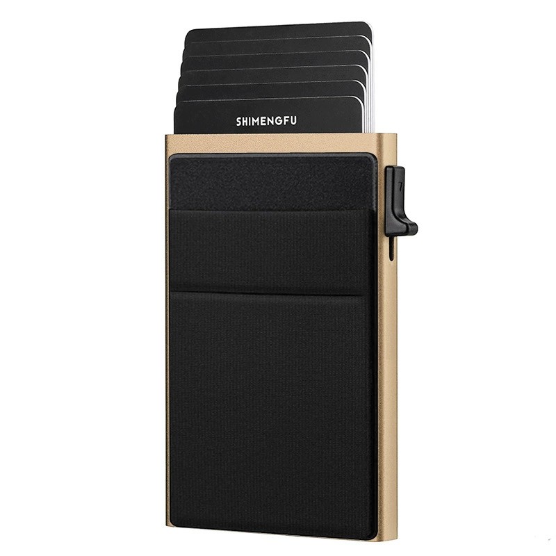 Metal Card Holder for Credit Cards with Back Sticker - Model: 725153898191 - 图片 4