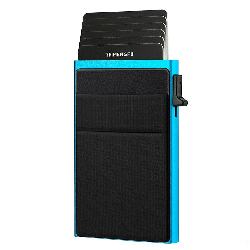 Metal Card Holder for Credit Cards with Back Sticker - Model: 725153898191 - 图片 6