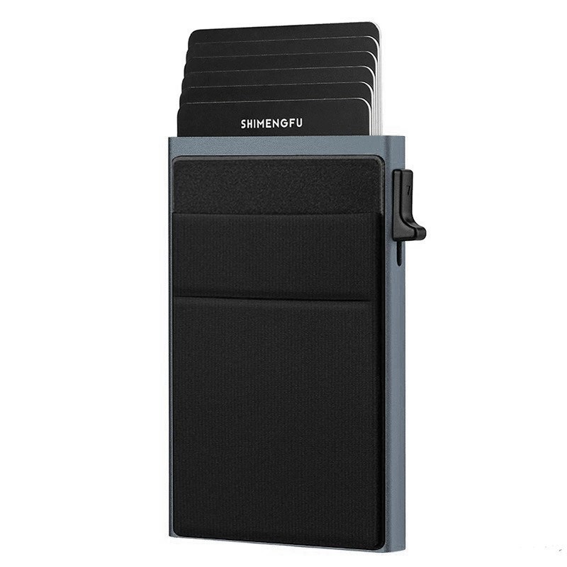 Metal Card Holder for Credit Cards with Back Sticker - Model: 725153898191 - 图片 7