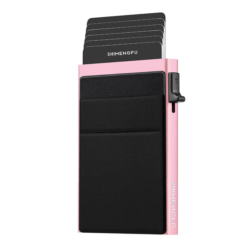 Metal Card Holder for Credit Cards with Back Sticker - Model: 725153898191 - 图片 8