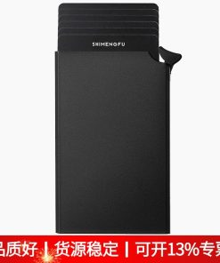 RFID Blocking Pop-Up Card Case for Secure Travel and Daily Use - Model: 680245235439