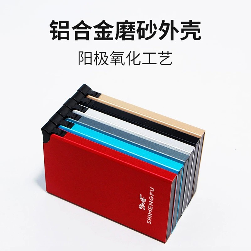 RFID Blocking Pop-Up Card Case for Secure Travel and Daily Use - Model: 680245235439 - 图片 4