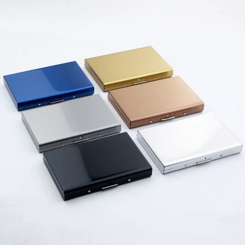 Metal Card Case for Men Women with 6 Card Slots NFC Anti-Theft - Model: 645256249571 - 图片 4
