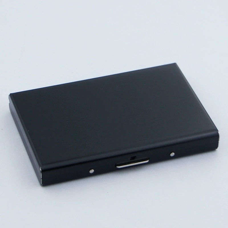 Metal Card Case for Men Women with 6 Card Slots NFC Anti-Theft - Model: 645256249571 - 图片 6