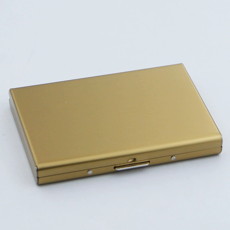 Metal Card Case for Men Women with 6 Card Slots NFC Anti-Theft - Model: 645256249571 - 图片 8