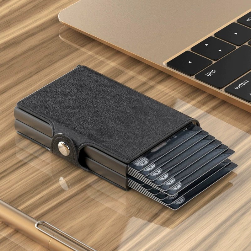 Compact Anti-Skimming Card Case for Men and Women - Model: 937446538451 - 图片 2