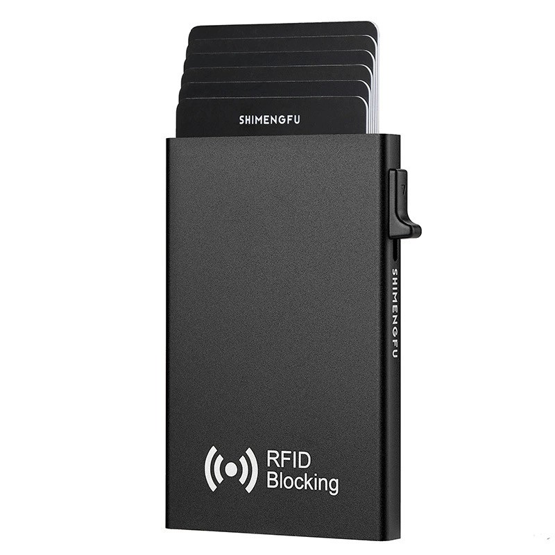 Anti-Theft Card Holder for Men Women with RFID Blocking - Model: 680242987473 - 图片 5