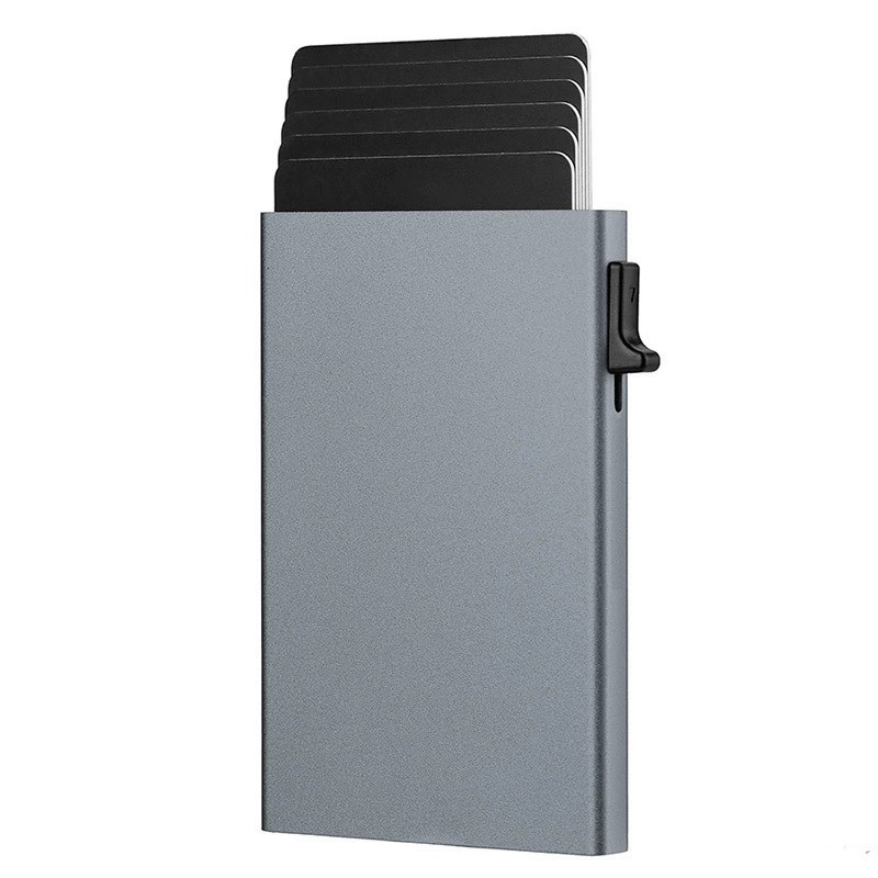 Anti-Theft Card Holder for Men Women with RFID Blocking - Model: 680242987473 - 图片 7