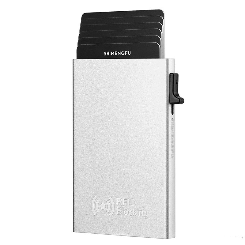 Anti-Theft Card Holder for Men Women with RFID Blocking - Model: 680242987473 - 图片 8