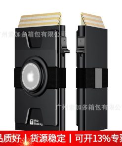 Men's Expandable Card Holder with Air Tracking for Travel - Model: 917049575744