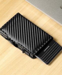Alternative view of Vintage Style Horse Leather Card Wallet for Secure RFID Protection - Model: 822197485145