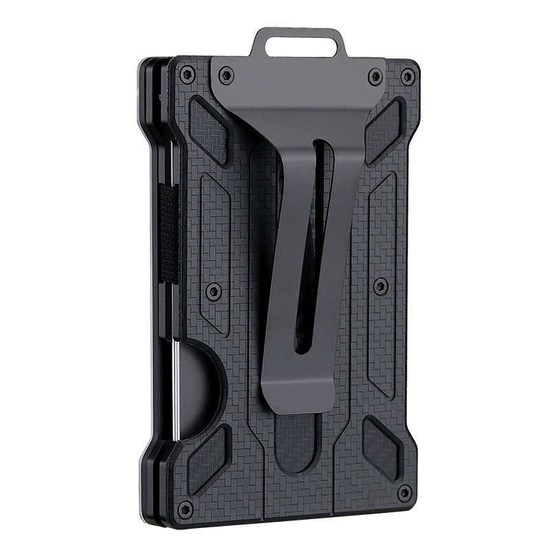 Metal Badge Card Holder for Work ID with RFID Protection - Model: 694737865142 - 图片 5