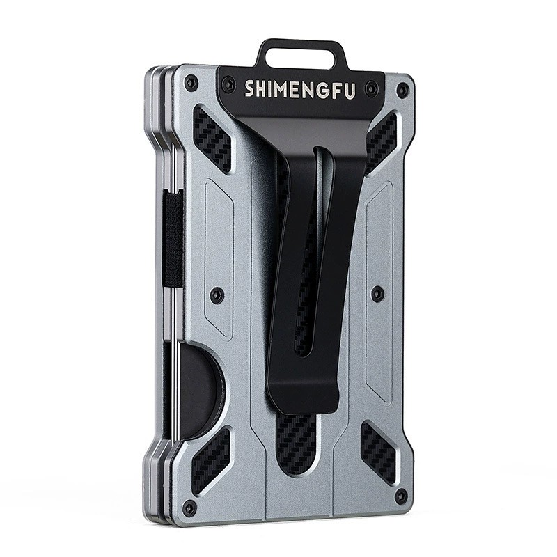 Metal Badge Card Holder for Work ID with RFID Protection - Model: 694737865142 - 图片 7