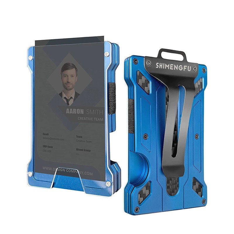 Metal Badge Card Holder for Work ID with RFID Protection - Model: 694737865142 - 图片 10