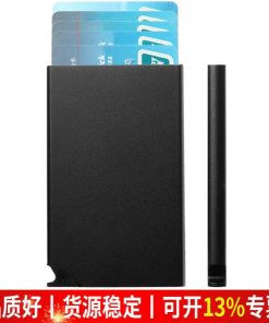 Anti-Skimming RFID Card Case for Minimalist EDC with Pop-Up - Model: 657231710110