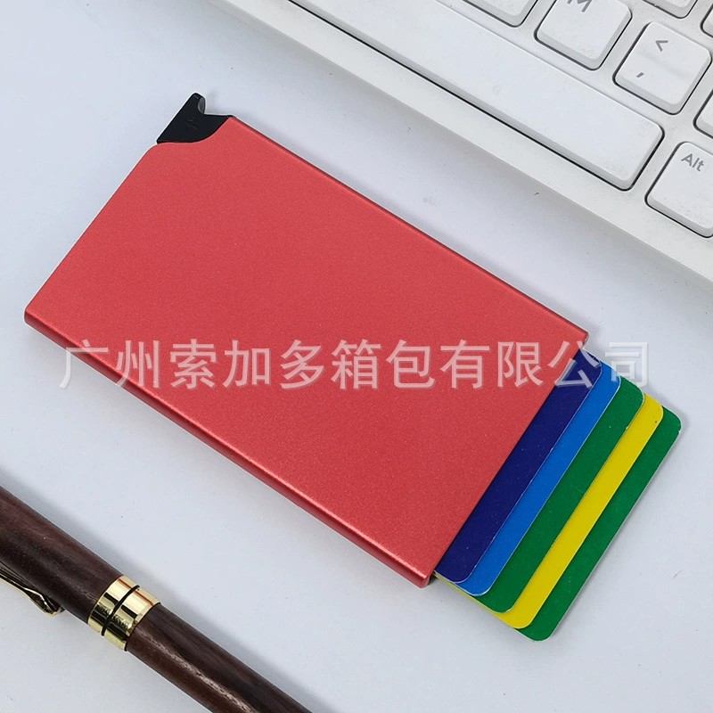 Anti-Skimming RFID Card Case for Minimalist EDC with Pop-Up - Model: 657231710110 - 图片 6