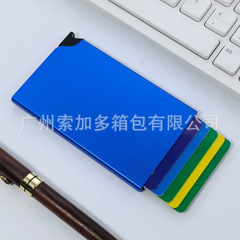 Anti-Skimming RFID Card Case for Minimalist EDC with Pop-Up - Model: 657231710110 - 图片 7