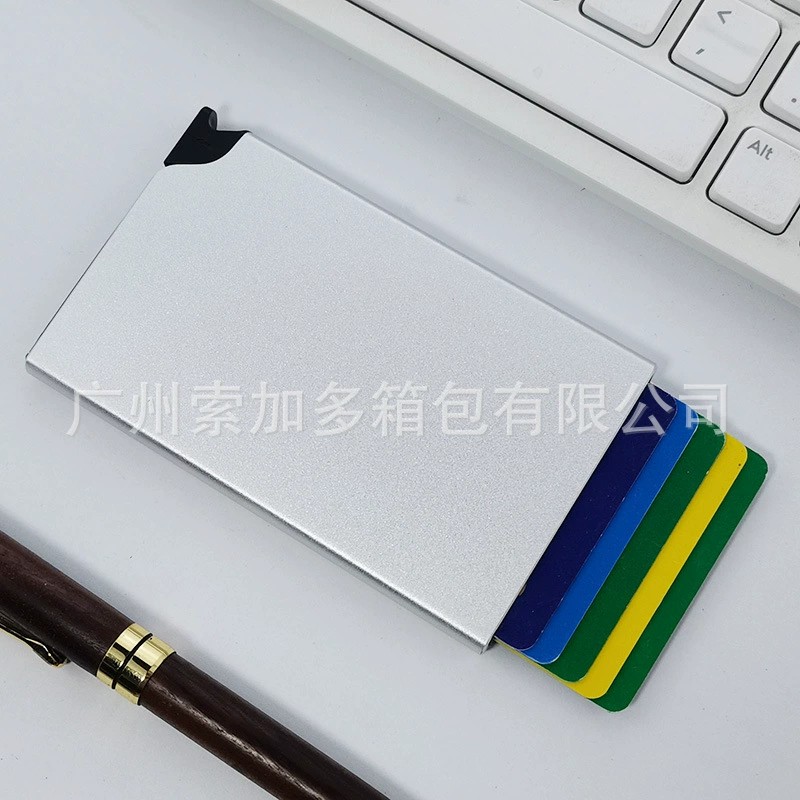 Anti-Skimming RFID Card Case for Minimalist EDC with Pop-Up - Model: 657231710110 - 图片 10