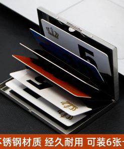 Alternative view of Compact Card Sleeve for Driver's License with Anti-Demagnetization Shield - Model: 737938811215