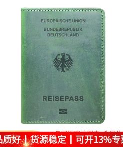 Passport Holder for Boarding Pass and Cards with Genuine Leather - Model: 720320236463