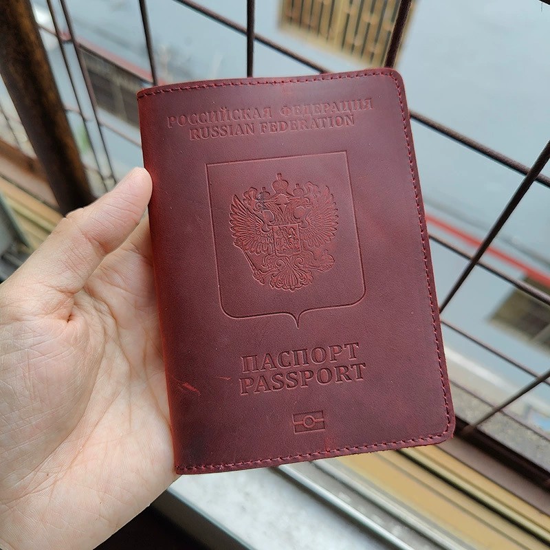 Passport Holder for Boarding Pass and Cards with Genuine Leather - Model: 720320236463 - 图片 4