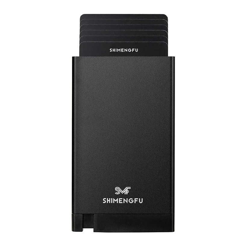 Ultra-Thin Pop-Up Card Holder with Anti-Theft Shield for Credit Cards - Model: 679617181938 - 图片 5