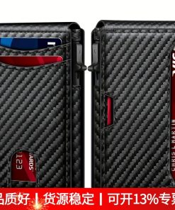 Minimalist Wallet for Men with Money Clip for Travel and Everyday Carry - Model: 943755162338