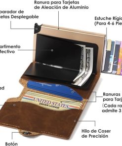 Alternative view of Slim Metal Card Holder for Men with Anti-Theft Clip - Model: 925496571699