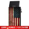 Metal Card Holder for Quick Access with American Flag Design - Model: 912694974345