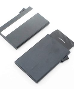 Alternative view of Anti-Theft Metal Card Case for Credit Cards with Automatic Pop-Up - Model: 881964396576
